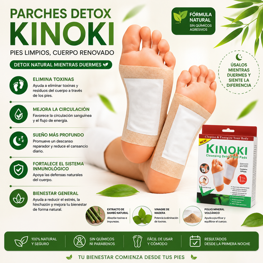 ENERGY FOOT PATCH™ Parche Herbal para Pies