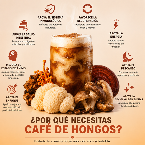 Café RIZE con Hongos Adaptógenos