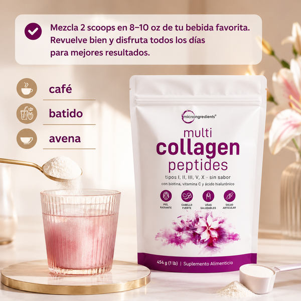 Collagen ™ Multi-Peptídico Plus Natural